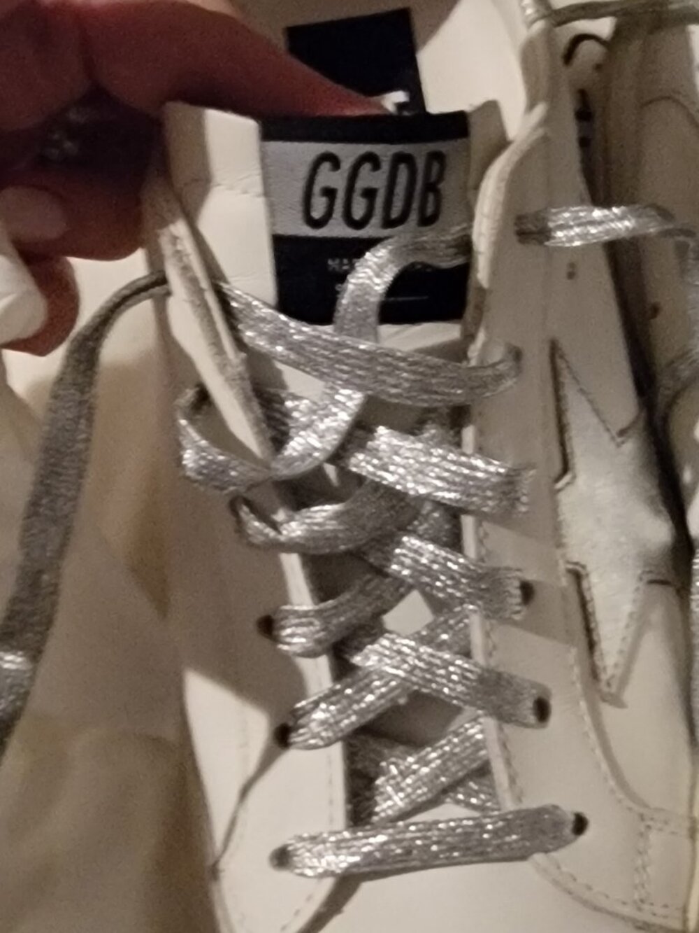 NW Dust Bag Golden Goose Silver Star Sneakers - Picture 5 of 13